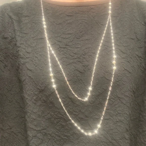 Evie & Emma fine silver plated necklace - Picture 1 of 9